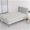 Italian Bed Linen Coprimaterasso Piazza E Mezza 120x200cm Cashmere, Copri Materasso Letto con Fibra Di Lana Cashmere