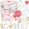 ScrapCooking - Secchio da 16 stampi Fairytale - Taglierina per biscotti in metallo - Stampi piccoli dolci - unicorno, stella, sirena, idea regalo pasticceria ragazza principessa compleanno - 2027