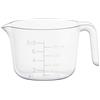 Gastromax Contenitore per alimenti, in polipropilene, trasparente/bianco, 0,8 l