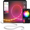 Philips Hue Prolunga per Striscia LED Hue Flux, 5 M, Colori e Atmosfera Vivaci, Luce per Interni Flessibile, Miscela Colori Chromasync™, Tagliabile, Estensibile, Riusabile, Controllo Voce/App