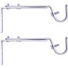 Kenney KN85293 Asta per Tenda Regolabile Staffa, Nichel Satinato