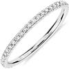 PAVOI AAAAA Anello Eternity impilabile con zirconi cubici in argento sterling CZ - Misura 6 da donna