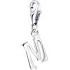 Nenalina charm lettera M in argento per donna 713242-000