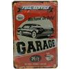 LuckyLinde Targa in metallo con scritta Mehr Relief-Schilder hier... Full Service Garage - 60er Werkstatt Diner Retro - Formato: 30 x 20 cm