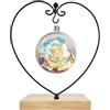 Fosinz Espositore per Ornamenti Supporto in Legno per Appendere Il Vetro per Appendere Il Globo terrestre, Palla, Ornamento Natalizio e Decorazioni per la casa (Quadrato del Cuore)