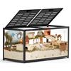 BUCATSTATE Gabbia per Criceti 3.0: Grande Gabbia in Metallo Impilabile con Accesso dall'alto, Facile da Montare, 120L x 60W x 62H cm, Serbatoio per Criceti Siriani Nani (0,72 m², Nero)