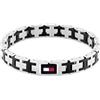 Tommy Hilfiger Jewelry Bracciale a Maglie da Uomo in Acciaio Inossidabile