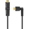Hama Cavo HDMI ad alta velocità di rotazione con Ethernet