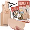 Country Trading Co. Kit per gnocchi e pagaie per burro con libro di ricette | Regalo per la macchina della pasta per i cuochi | Diventa un esperto burro e creatore di gnocchi con questo set di strumenti per pasta in