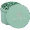 HIZN Grinder in ceramica, 4 pezzi, Ø 63 mm, smerigliatrice Premium con rivestimento nano, macina erbe in metallo, antiaderente e durevole, con set di accessori (menta)