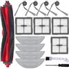 LOVOBO Q10 S5 accessori Set per Roborock Q10 S5 / Q10 S5+ robot aspirapolvere : 1 spazzola principale, 4 panni per la pulizia, 4 filtri HEPA, 4 spazzole laterali, 2 strumenti di pulizia