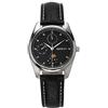 BERNY Orologi Multifunzione per Donna Impermeabili Orologi Donna con Cinturino In Vera Pelle Moda Donna Sub-dail con Calendario Moon Phase