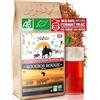 Nabür 1kg TÈ ROOIBOS BIO (+100 Tazze), Tè Rosso Rooibos di Qualità Superiore, 0% teina, 0% caffeina - NABÜR