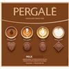 Pergale Pergalé Milk Coffee Praline al Cioccolato al Latte con Ripieno al Caffè, 16 Pezzi, 115 g