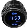 LKRXW Indicatore Temperatura Gas di Scarico per Auto 52mm Scarico Gas Temperatura Manometro 12V Blu Luce Digitali Aria Termometro Strumenti Calibro Gauge Misuratore 0 a 1200 Celsius