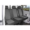 Walser Transporter coprisedili misura universale, coprisedili auto per panchina a 3 posti + 3 copripoggiatesta, rivestimenti auto in jacquard premium