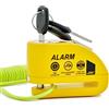 JDC Lucchetto Bloccadisco con Allarme - Jaws - Giallo