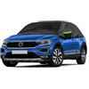 Opaltool Telo Copriauto Mezza Copertura Adatta per 2017-2023 VW T-Roc, Nero Mezza Copertura Auto con Ganci Regolabili e Tappi per le Orecchie con Striscia Riflettente