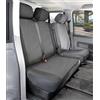 Walser Transporter coprisedili misura universale, coprisedili auto per sedile posteriore doppio + 2 copripoggiatesta, coprisedili auto in jacquard premium