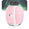 LELNOOS Cover Chiave Auto, Silicone Custodia Chiave Protettiva Copri Chiavi per Hyundai i10 i20 i30 i40 ix20 ix35 Tucson Ioniq Bayon Kona Santa Fe Creta Elantra Sonata Nexo Accent Mistra, Smart
