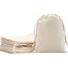 Leylve 16 borse Jumbo da dipingere (25 x 30 cm) | Borsa in cotone con coulisse | Borsa vuota in tessuto da riempire per graffiti ricami | ideale per matrimoni, battesimi, calendari