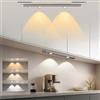 LROLTEF Luce LED Sottopensile Cucina 30CM 2200mAh 3 Temperature Colore Ricaricabile USB luce armadio LED Con Sensore di Movimento per Luci Lampada Dimmerabile Luce Ambientale Occhio di Gatto|1 Pezzi
