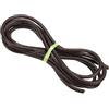 PATIKIL Cordino in Pelle Intrecciata Rotonda, 8mm Cordoncino in Pelle Piatto Piegata Corda di Cuoio per Artigianato, Creazione Gioielli, Collane, Bracciali, Marrone Scuro(3ft)