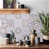 HORIWE Adesivi per piastrelle marocco, 20 pezzi, autoadesivi, per cucina, bagno, armadio, mobili, tavolo