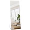 HORLIMER Specchio da Parete 150x51cm,Specchio da Terra con la Cornice Bianca,Specchio a Figura Intera Adatto per Soggiorno, Spogliatoio, Camera da Letto