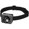 VBESTLIFE Camera a Testa Montata, Registrazione 1080p 45 ° Regolazione Video per Ciclismo Ciclamica con Proiettore LED, Videocamera da Bodina Indossabile