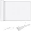 LOVE STORY Frangivista Balcone 90x300cm Copri Ringhiera Balcone Impermeabile Privacy Protezione UV Recinzione PES Esterno Giardino Terrazze Patio,Bianco