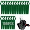 AIWMQYYF Lame di ricambio in plastica per tosaerba, 100 pezzi, lame di ricambio per tosaerba, 83 mm, lame di ricambio in plastica per tagliaerba Einhell (verde)