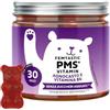 Bears with Benefits - Gommose Agnocasto - Ciclo & PMS - 30 pezzi | Femtastic PMS Vitamin - Agnocasto, Vit. B6, Estratti di Melissa, Dong Quai - Cura da 1 mese - Senza Zuccheri Agguinti, Vegano