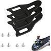NIYATA Set di distanziali per tacchetti per bici compatibili con tacchetti Shimano SPD-SL e LOOK KEO Include distanziali in plastica da 1 mm e 2 mm, ideali per la regolazione delle scarpe da ciclismo