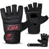 WFX - Guantoni MMA per uomo e donna, guanti a mezza mano per karate, sacco da boxe, MMA, body combat, guanti da boxe per allenamento di taekwondo, sparring, grappling, guanti da kickboxing per arti