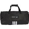 adidas Mixte 4ATHLTS DUFFEL BAG SMALL, black/white, One size