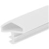IGTOPS Guarnizione per porta, 5 m/10 m/30 m, 12 mm, guarnizione in gomma TPE, guarnizione di tenuta per porte, finestre (bianco, 5 m)