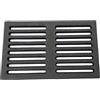 XODO STORE Griglia in Ghisa per Camino 31,3x19,5 cm Griglia Caduta Cenere e Aerazione Spessore 1 cm Per Focolari, Stufe a Legna e Camini Cod. GA313195