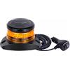 Ryme Automotive Mini rotativo LED ambra - 6 funzioni · segnalazione di emergenza camion trattore gru veicoli trasporto speciale · Base magnetica collegamento di ricarica all'accendisigari