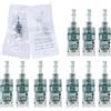 ALIWOD 10 cartucce per micro aghi a 36 pin, per penne microneedling M8/M7S/A6S, ricambi usa e getta, con 3 slot (36 pin)
