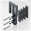 scheffinger EM3 finestra sicurezza per porte o finestre in plastica/legno/alluminio, grigio, EM3_grau