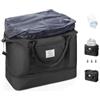 SEAFEW Cabin Bag 40x30x20 for New Ryanair/Wizz Travel Hand Luggage for Easyjet Airplane Underseat 45X36X20 Carry on Weekend Overnight Bag Sport Gym Tote Mum Hospital Bags for Women Men with Shoe Pouch