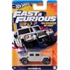 Hot Wheels FAST AND FURIOUS Modello Auto HUMMER H1 Decades - Die Cast 1:64 7cm - HRW45