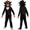 Sonic Prime Costume per bambini di Sonic Prime Shadow, licenza ufficiale Disguise, vestibilità comoda e design dettagliato, taglia XS 3T a 4T