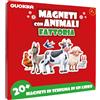 QUOKKA Puzzle magnetici da viaggio per bambini da 1 a 3 anni - Gioco della fattoria da oltre 20 pezzi con libretto di gioco extra lungo - Divertente gioco da viaggio per bambini da 3 a 5 anni - Magnet