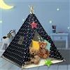 NUKied Teepee Tenda per Bambini Tenda Indiano con Tappetino in Peluche, Tenda da Gioco Portatile Tenda da Gioco Castello Giochi per casette per Ragazzi e Ragazze
