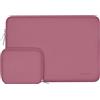 MOSISO 13 pollici Custodia Laptop, 13 pollici Borsa PC Compatibile con MacBook Air M5 M4 M3 M2 M1 2026-2018 / Neo A18 chip/Pro 13 M2 M1, Neoprene Borse Computer con Custodia Piccola, Polverosa Rosa