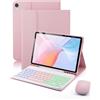 MicroTunk Per Samsung Galaxy Tab S11 (2025) 11 Pollici Cover Custodia Protettivar Con Wireless Bluetooth Italiano (QWERTY) Tastiera Retroilluminati Mouse Con funzione magnetica Backlit Keyboard Case