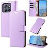KKEIKO Cover per Motorola Edge 50 Neo/Moto S50 5G / ThinkPhone 25, Antiurto Custodia in PU Pelle con Blocco RFID, Magnetico Protettiva Cover per Motorola Edge 50 Neo, Viola