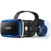 FIYAPOO Occhiali VR 3D con Cuffie, Bambini HD Visore Realtà Virtuale per Film e Giochi, Compatibile con Smartphone Android e iPhone da 4,7 a 6,7 Pollici, Regalo di Natale Perfetto per la Famiglia